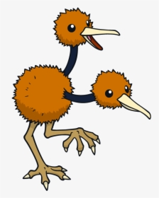 Doduo Pokemon Character Vector Art, HD Png Download, Transparent PNG