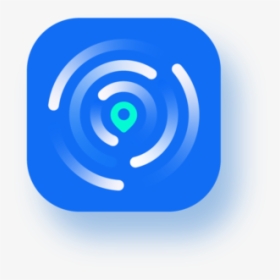 Service Finder App Icon Location Geometric Ui Ios Pin - Graphic Design, HD Png Download, Transparent PNG