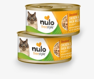 Freestyle Shredded Chicken & Duck Recipe In Gravy   - Nulo Canned Cat Food, HD Png Download, Transparent PNG