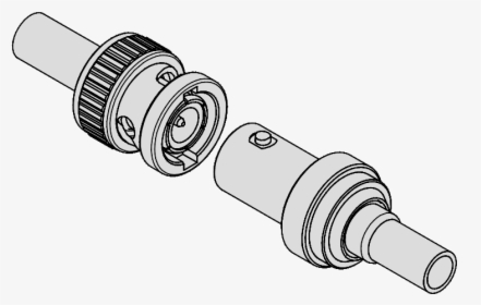 Bayonet Coupling Mechanism Rf Connector - Bayonet Connection, HD Png Download, Transparent PNG