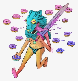 Donut Tiger For Tee, HD Png Download, Transparent PNG