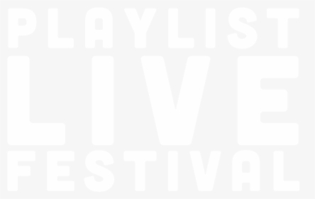 Playlist Live Festival Logo Png, Transparent Png, Transparent PNG