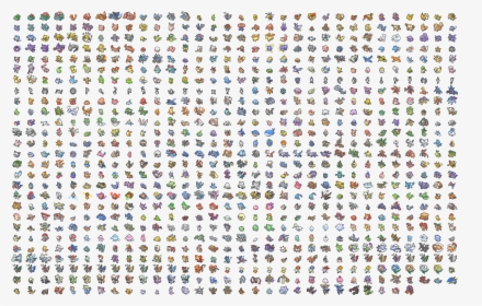 All Pokemon Box Sprites, HD Png Download, Transparent PNG