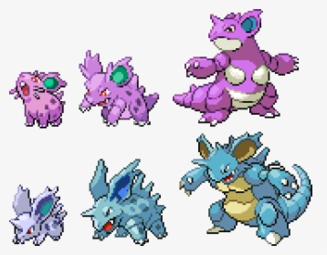 All Stages Of Nidoking, HD Png Download, Transparent PNG