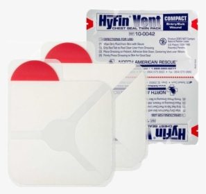 Hyfin Vent Compact Chest Seal Twin Pack, HD Png Download, Transparent PNG