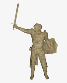 Man, Knight, Stone, Armor, Middle Ages, Sword, Warrior - Knight, HD Png Download, Transparent PNG