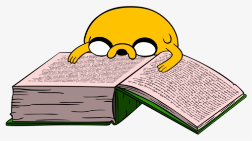 Adventure Time Jake Book Clipart , Png Download - Adventure Time Jake Book, Transparent Png, Transparent PNG