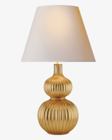 Lucille Table Lamp In Gilded With Natural Paper Shade - Transparent Background Table Lamp Png, Png Download, Transparent PNG