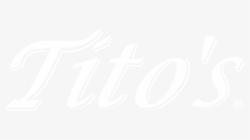 Tito's White Logo Png, Transparent Png, Transparent PNG