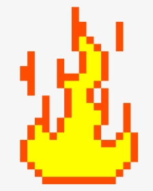 Pixel Fire Png - Mario Fire Flower Pixel Png, Transparent Png, Transparent PNG