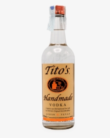 Tito S Handmade Vodka - Tito's Vodka Bottle Shot, HD Png Download, Transparent PNG