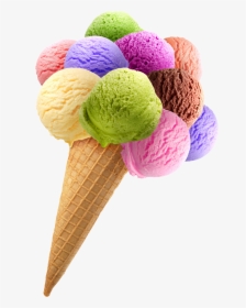 Scoop Cone Ice Cream Png, Transparent Png, Transparent PNG