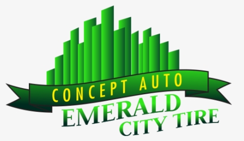 Concept Auto Emerald City Tire - Graphic Design, HD Png Download, Transparent PNG