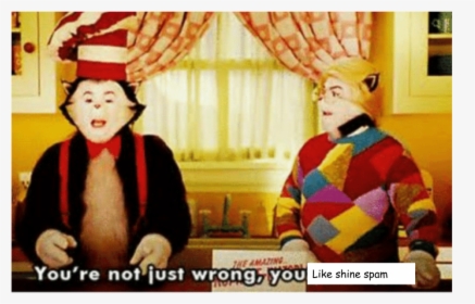 You Re Not Just Wrong Youre Stupid Cat In The Hat, HD Png Download, Transparent PNG