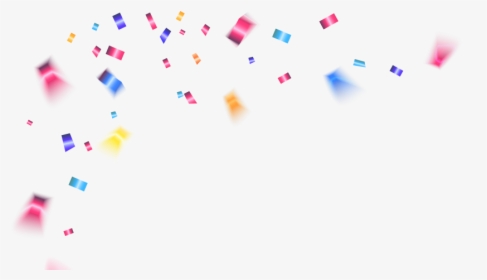 Transparent Background Coloured Confetti Png, Png Download, Transparent PNG