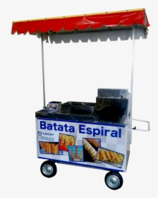 Clip Art Maquina De Batata Espiral - Carrinho Para Batata Espiral, HD Png Download, Transparent PNG