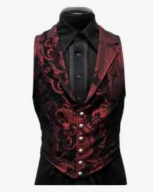 Tapestry Victorian Aristocrat Vest - Mens Fashion Vest Victorian, HD Png Download, Transparent PNG