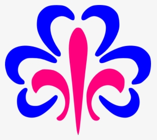 Pink Fleur Svg Clip Arts - Kfuk Kfum, HD Png Download, Transparent PNG