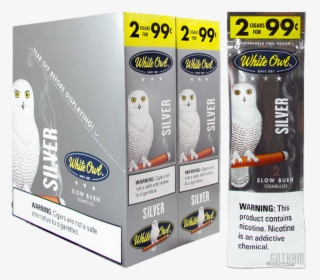 White Owl Cigarillos Silver - Silver White Owl Cigarillos, HD Png Download, Transparent PNG