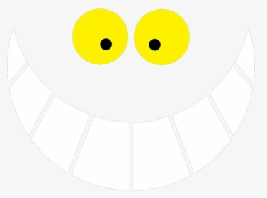 Cheshire Cat Smile And Eyes, HD Png Download, Transparent PNG