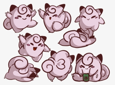 Clefairy Doodles I’m Working On My Redbubble Shop, - Cartoon, HD Png Download, Transparent PNG
