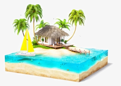 Beach Cottage Cross Section, HD Png Download, Transparent PNG