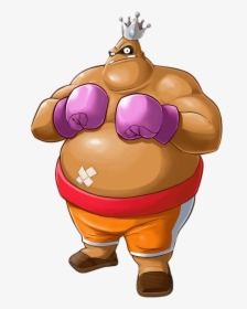 King Hippo Clipped Rev - Punch Out King Hippo, HD Png Download, Transparent PNG