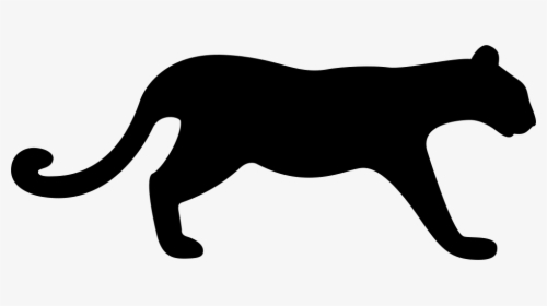 Png Icon Free - Cheetah Silhouette Clip Art, Transparent Png, Transparent PNG