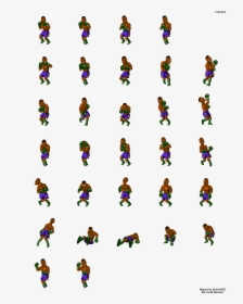 Piston Hurricane Sprite Sheet super Punch-out - Punch Out Little Mac Sprite, HD Png Download, Transparent PNG