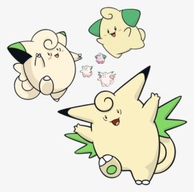 Cleffa, Clefairy, And Clefable one Of My Favorite Pokemon - Clefairy Pokemon, HD Png Download, Transparent PNG