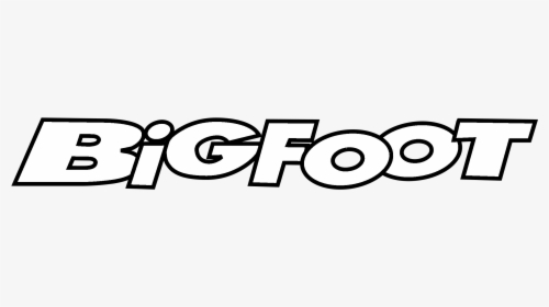 Bigfoot 01 Logo Black And White - Line Art, HD Png Download, Transparent PNG