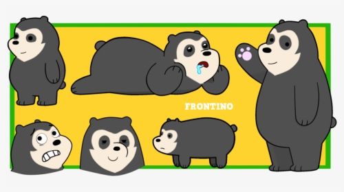 Clip Art Osos Cartoon - We Bare Bears Spectacled Bear, HD Png Download, Transparent PNG