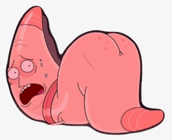 Rick And Morty Worm Jerry Gif, HD Png Download, Transparent PNG