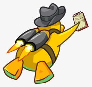 Jet Peck Penguin - Rocket Penguin Club Penguin, HD Png Download, Transparent PNG
