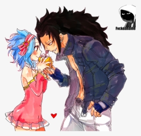 Fairy Tail Gajeel X Levy Render, HD Png Download, Transparent PNG