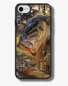 Iphone 7 Case Jason Mathias Art Largemouth Bass Marline - Largemouth Bass, HD Png Download, Transparent PNG