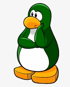 Club Penguin Green Penguin, HD Png Download, Transparent PNG