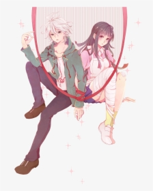 Nagito Komaeda And Mikan Tsumiki - Komaeda Mikan, HD Png Download, Transparent PNG