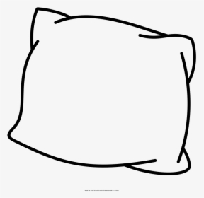 Sweet Looking Pillow Coloring Page Bed Ultra Pages - Disegno Cuscino Png, Transparent Png, Transparent PNG
