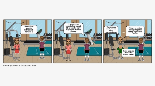 Storyboard For Fitness Gym, HD Png Download, Transparent PNG