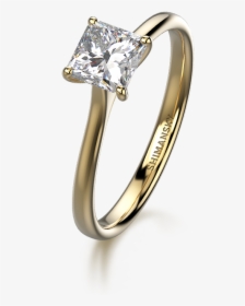 My Girl Solitaire Ring 18k Yellow Gold - Pre-engagement Ring, HD Png Download, Transparent PNG