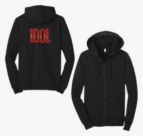 Sweatshirt - Zip Up Black Hoodie Transparent, HD Png Download, Transparent PNG