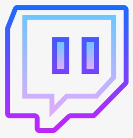 Twitch Icon Size - Transparent Background Twitch Logo, HD Png Download, Transparent PNG