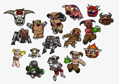 Cute Doom Demons, HD Png Download, Transparent PNG