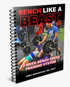 Bench Like A Beast - Powerlifting, HD Png Download, Transparent PNG