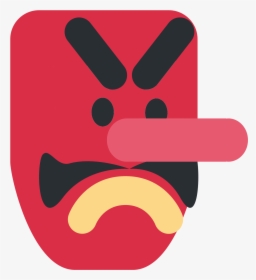 Japanese Goblin Emoji Twitter, HD Png Download, Transparent PNG