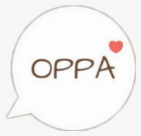 #oppa #kpop - Circle, HD Png Download, Transparent PNG