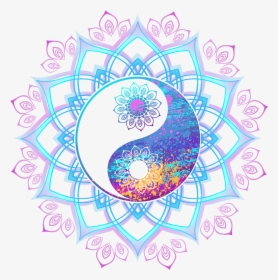 Color Mandalas Yin Yang, HD Png Download, Transparent PNG