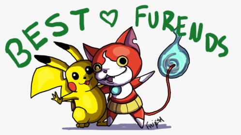 Jibanyan And Pikachu, HD Png Download, Transparent PNG