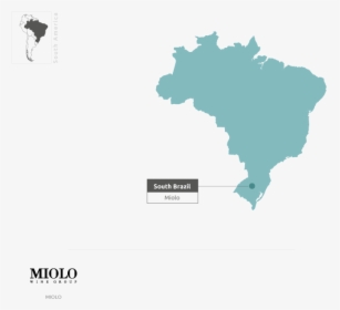 Simple Brazil Map, HD Png Download, Transparent PNG